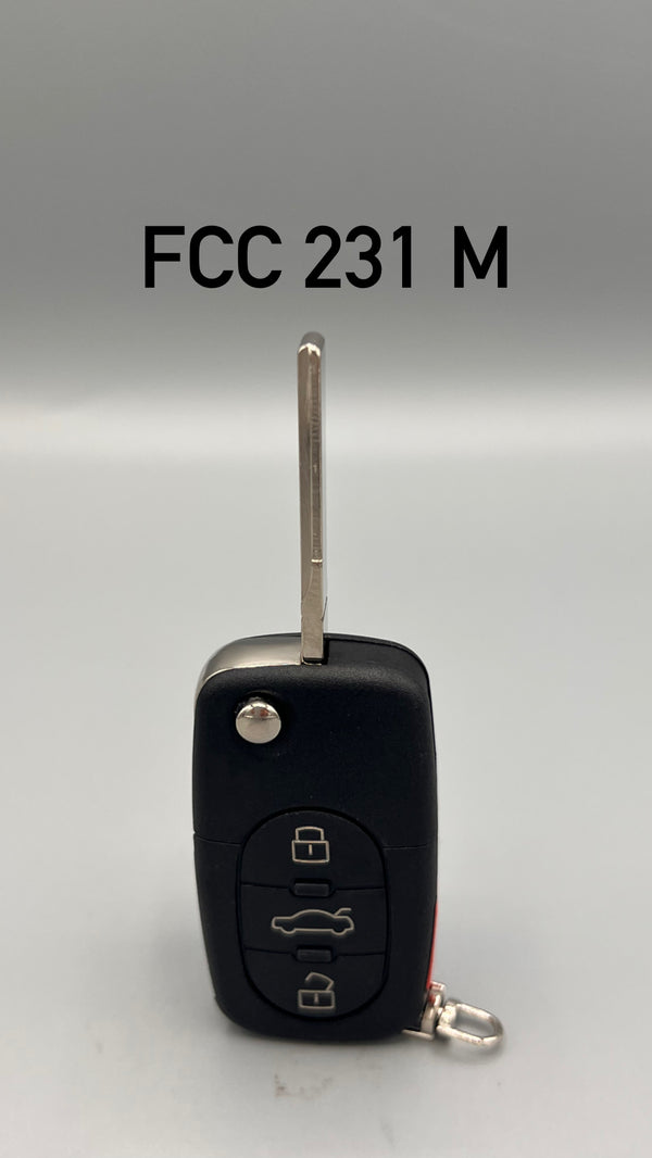 AUDI Flip Key FCC ID: MYT8Z0837231M