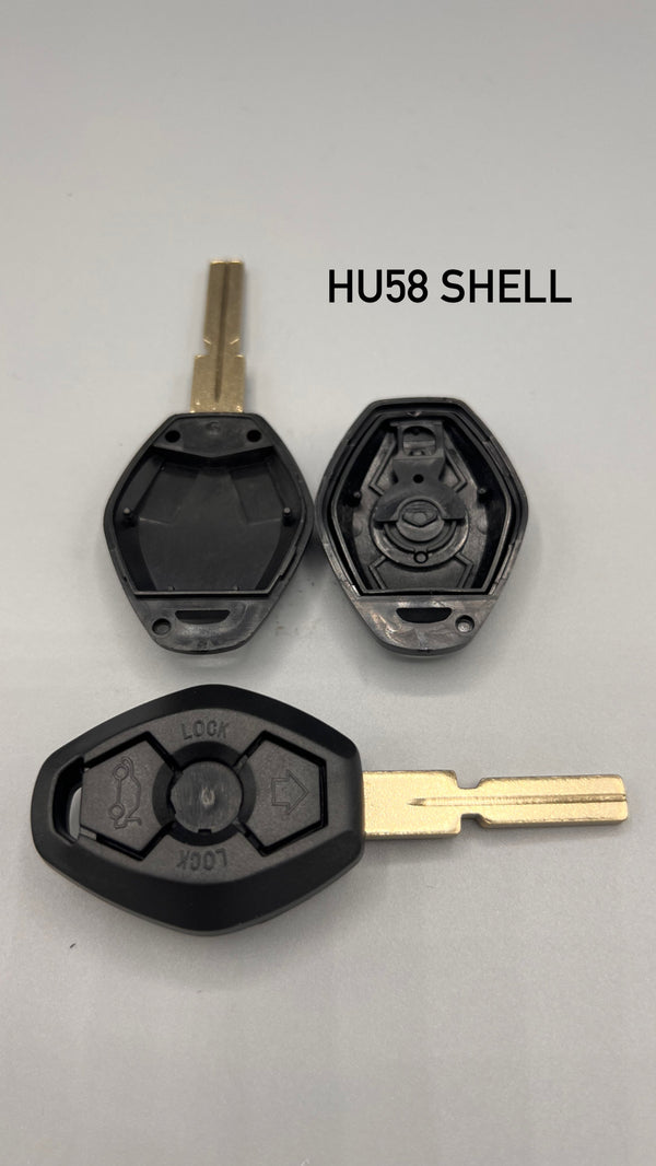 BMW Remote Head Key Diamond Shape HU58 SHELL ONLY