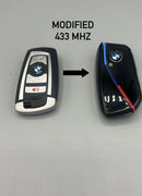 BMW MODIFIED Smart Key 433MHZ (Black Trim)