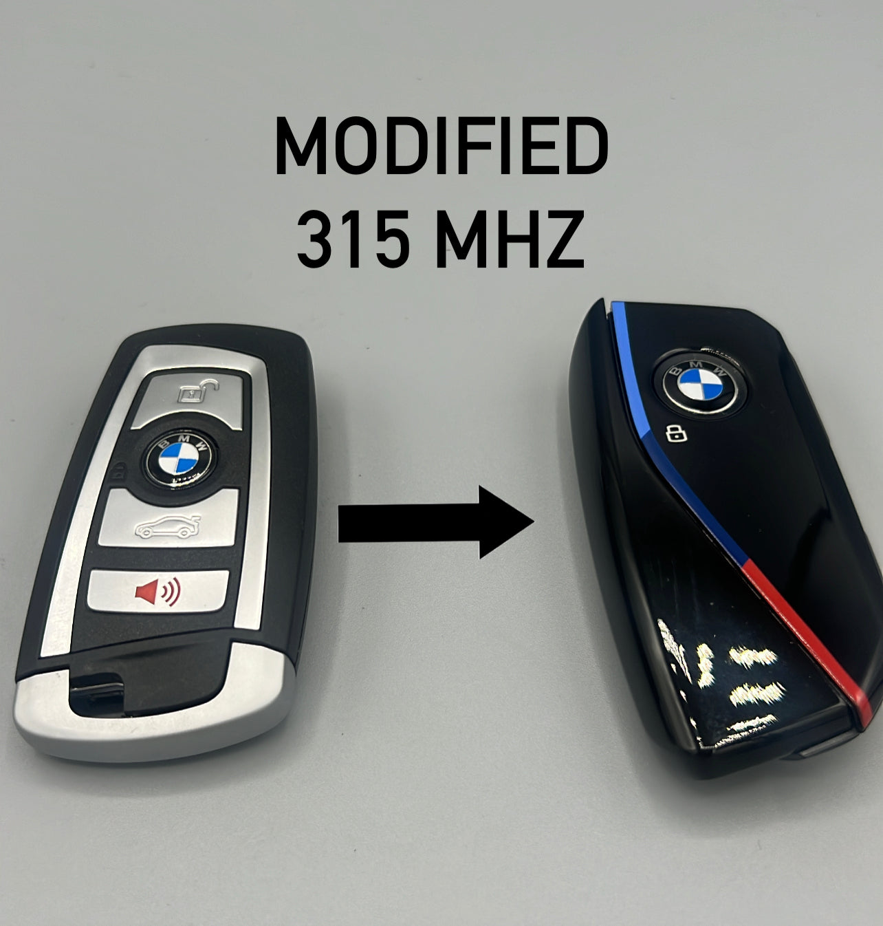 BMW Modified 315 MHz CAS4/FEM (Black Trim) Smart Key