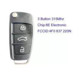 Audi Key Fob | Audi Battery Key | Diamond Key Supply