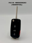 Volkswagen 2000-2005 Flip Key 753L