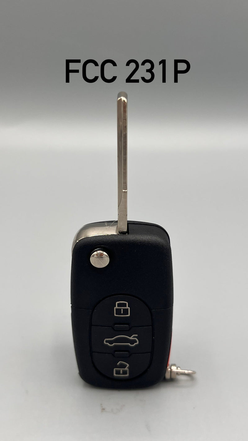 AUDI Flip Key FCC ID: MYT8Z0837231E