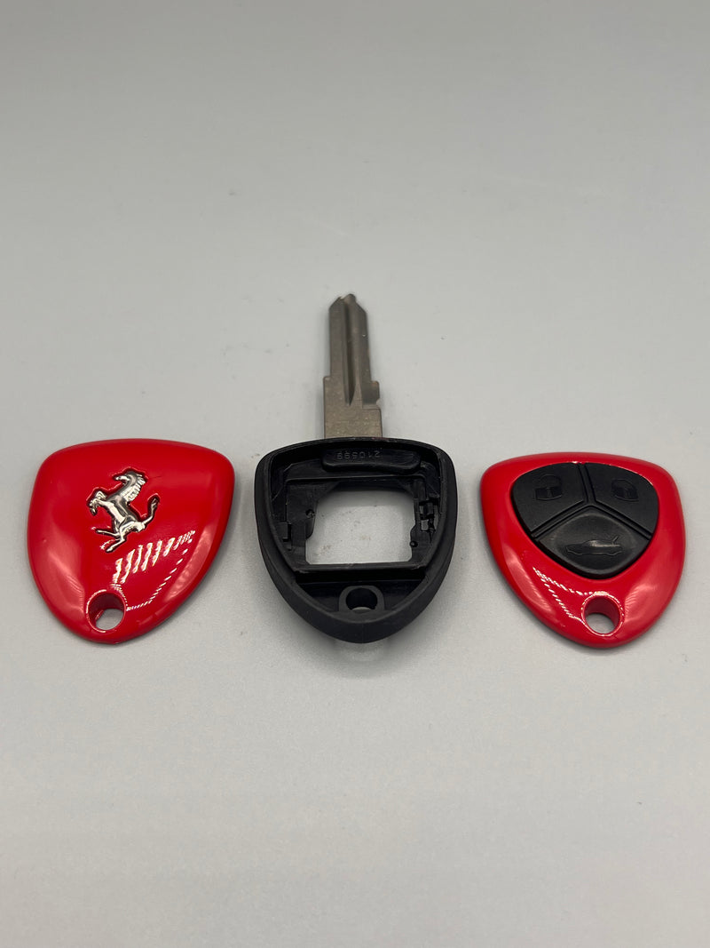 Replica Ferrari Key Shell Ferrari Double-Sided 3-Button SHELL ONLY | Diamond Key Supply