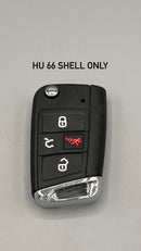 Volkswagen MQB Flip Remote Key Shell with HU66 Blade