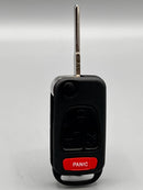 Mercedes-Benz HU39 Flip Key Shell 4 Button
