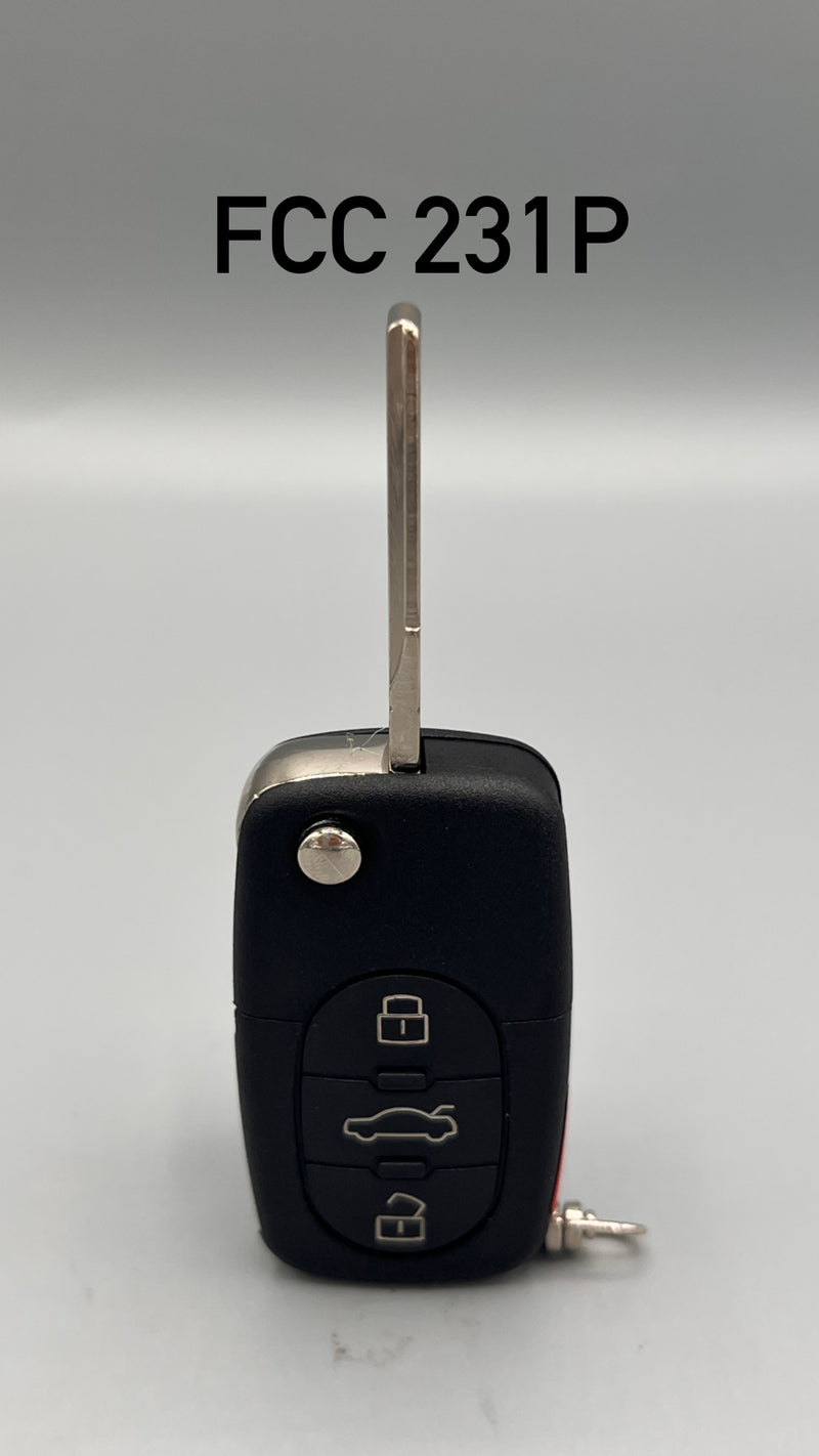 AUDI Flip Key FCC ID: MYT8Z0837231P