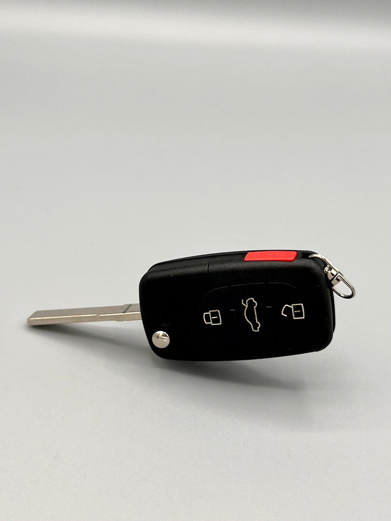 Audi / Volkswagen Flip Key Shell (Round)
